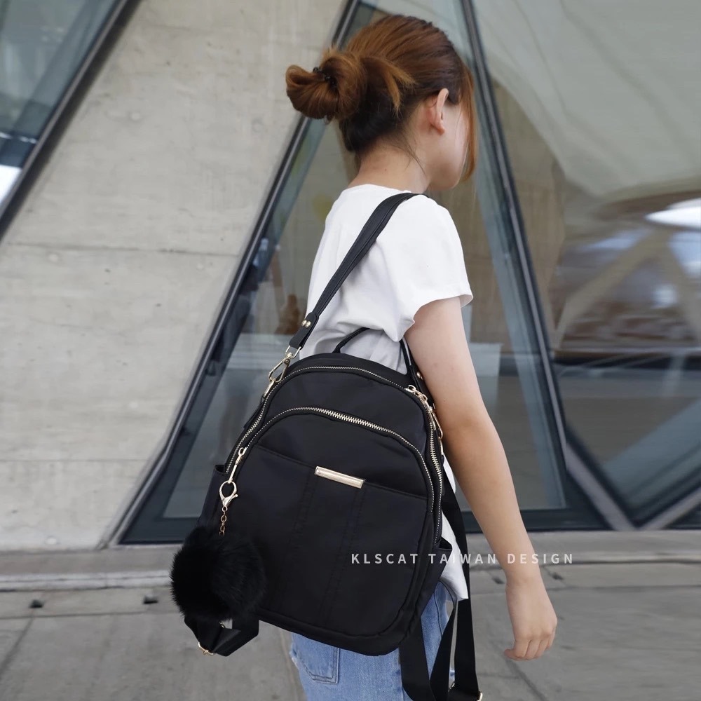 MIZZUE 防水尼龍大容量三層後背包 肩背包 女生後背包 G3203-規格圖5