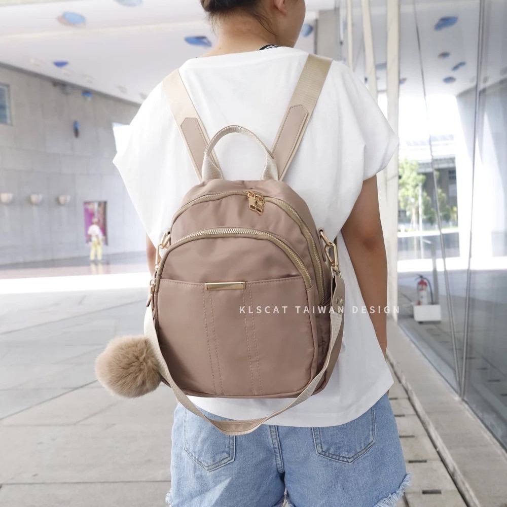 MIZZUE 防水尼龍大容量三層後背包 肩背包 女生後背包 G3203-規格圖5