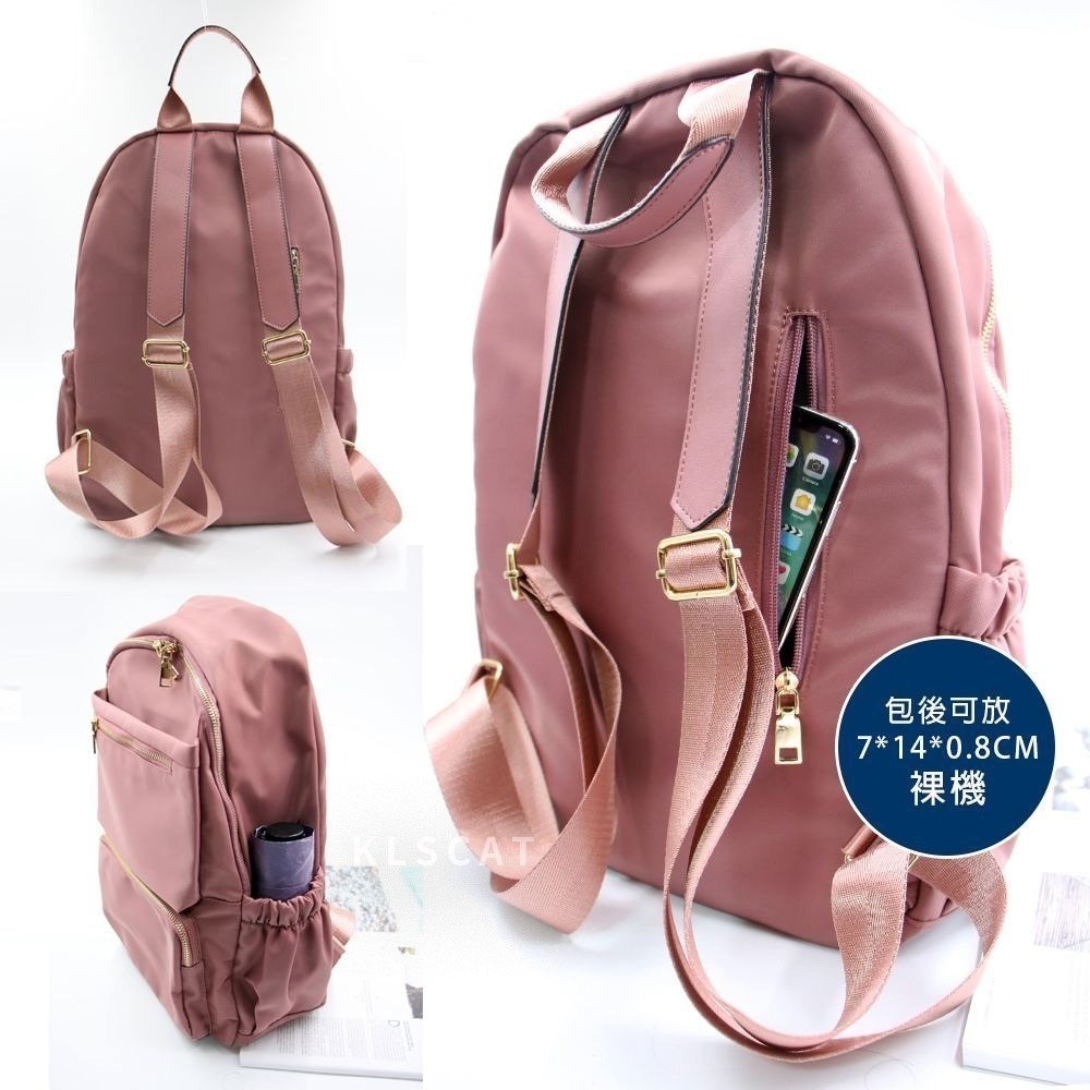 MIZZUE 多收納大容量防水尼龍後背包 女生後背包 G558 KLSCAT-細節圖4