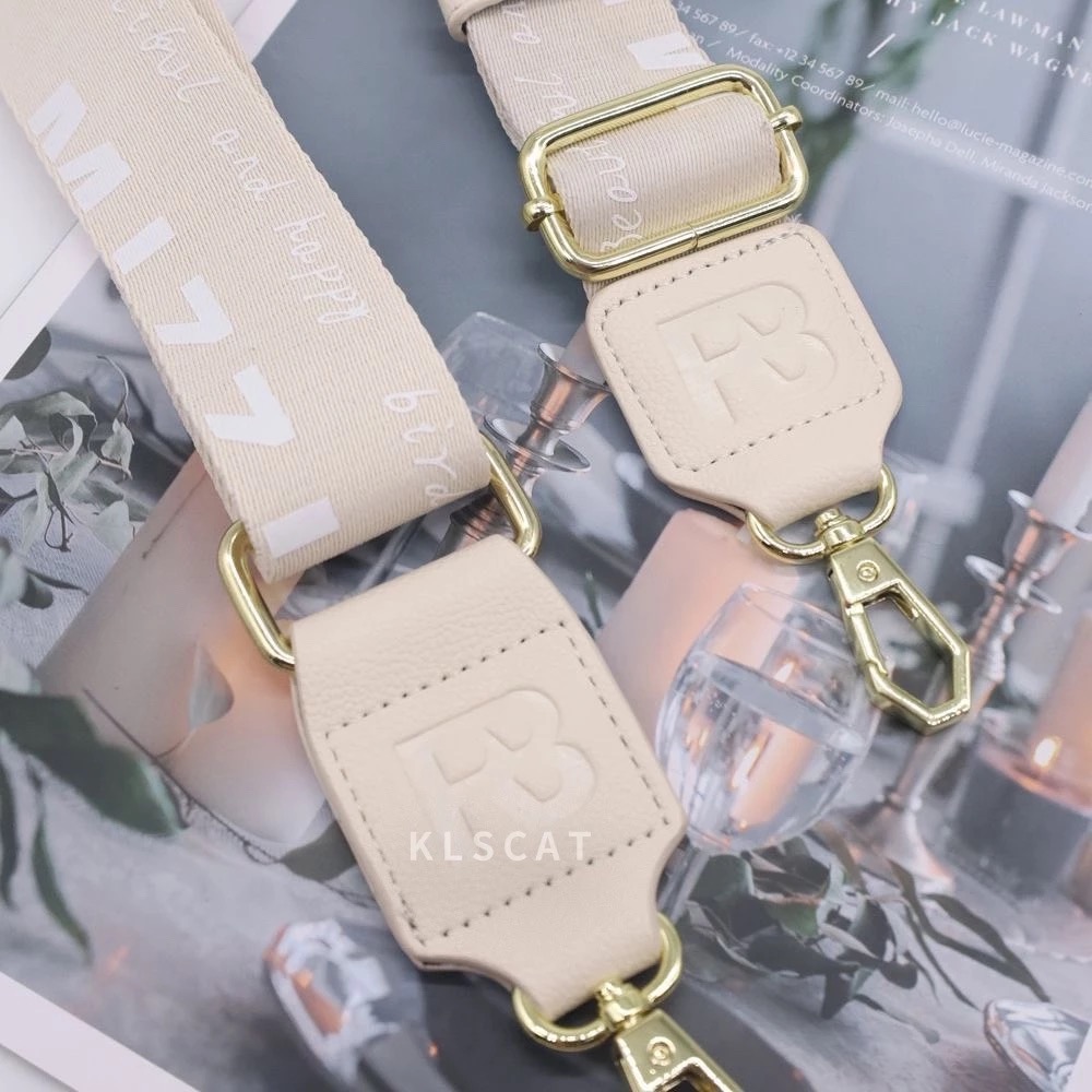 mizzue 百搭 小鳥品牌寬背帶 LOGO 印花 厚磅相機背帶 替換背帶HB007-1 KLSCAT-規格圖5