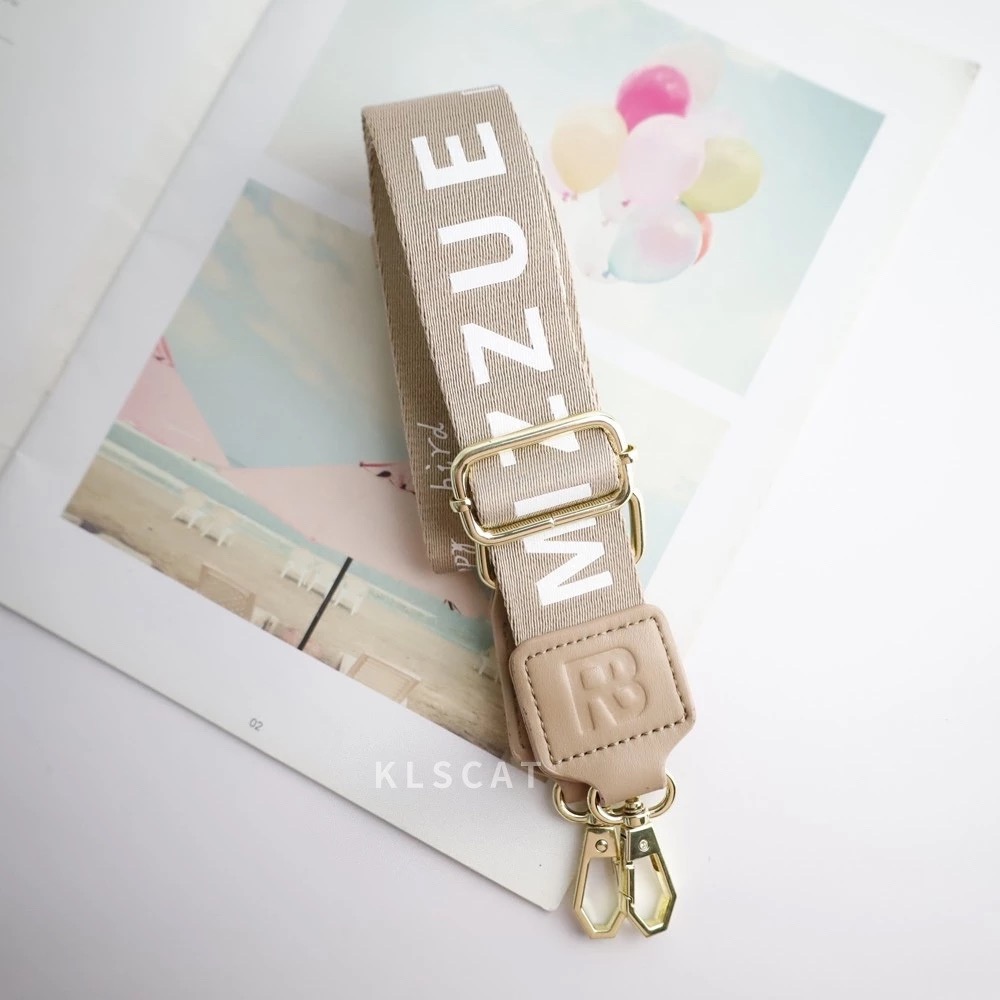 mizzue 百搭 小鳥品牌寬背帶 LOGO 印花 厚磅相機背帶 替換背帶HB007-1 KLSCAT-規格圖5