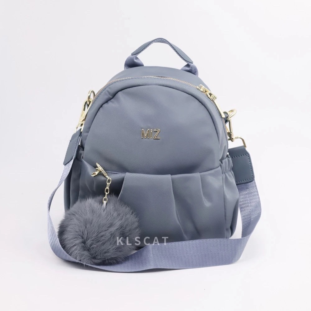 MIZZUE防潑水尼龍 附毛球雲朵小後背包 肩背包 小後背包 雙肩後背包 XW3136-規格圖7