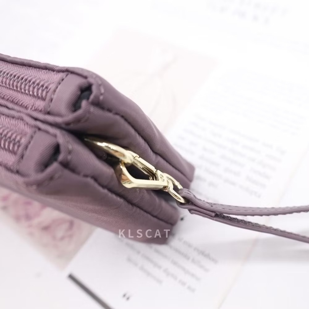 MIZZUE 三層厚磅防水尼龍多功能小包 手拿包 多層包 護照包 長夾包 斜背包 PL824 KLSCAT-細節圖6