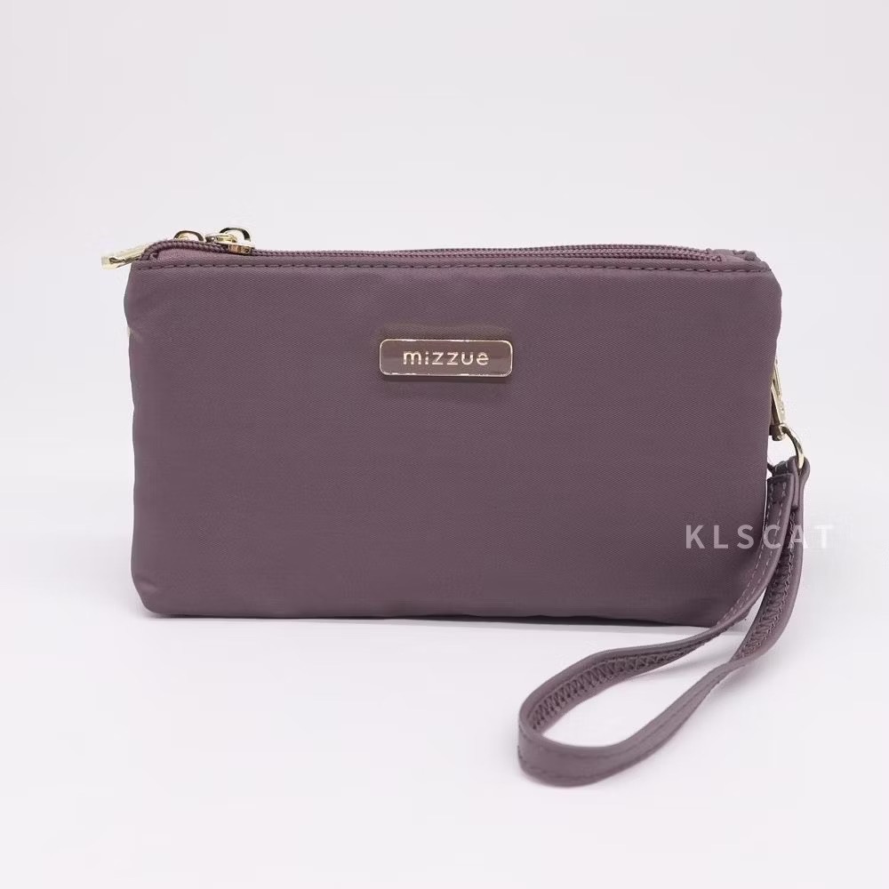 MIZZUE 三層厚磅防水尼龍多功能小包 手拿包 多層包 護照包 長夾包 斜背包 PL824 KLSCAT-規格圖8