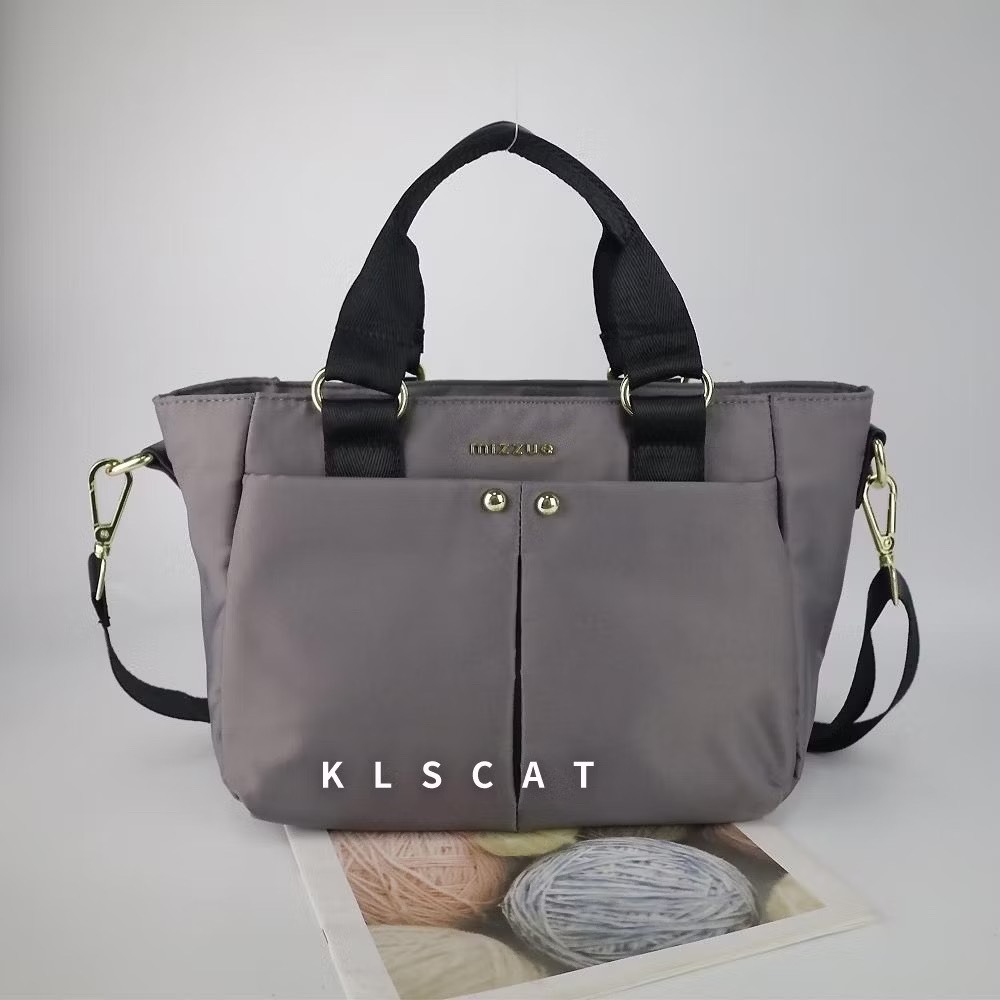 MIZZUE托特包 多格層 厚磅尼龍 斜側背包 防水 肩背包 女生包包 XW040 KLSCAT-規格圖9