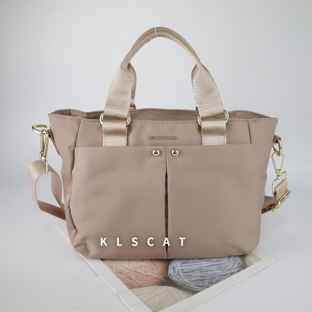 MIZZUE托特包 多格層 厚磅尼龍 斜側背包 防水 肩背包 女生包包 XW040 KLSCAT-規格圖6
