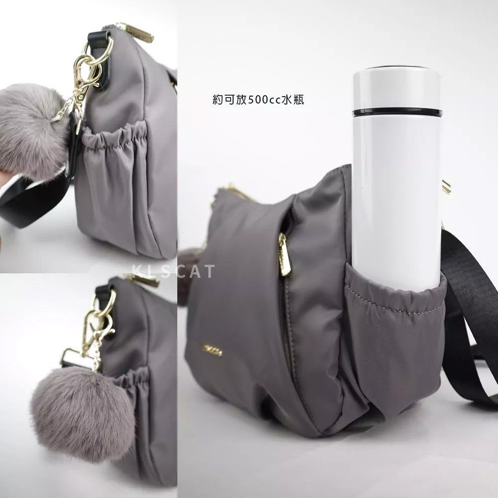 MIZZUE 厚磅尼龍元寶半月包 水餃包 肩背包 側背包 斜背包 尼龍包 XW3156-細節圖3
