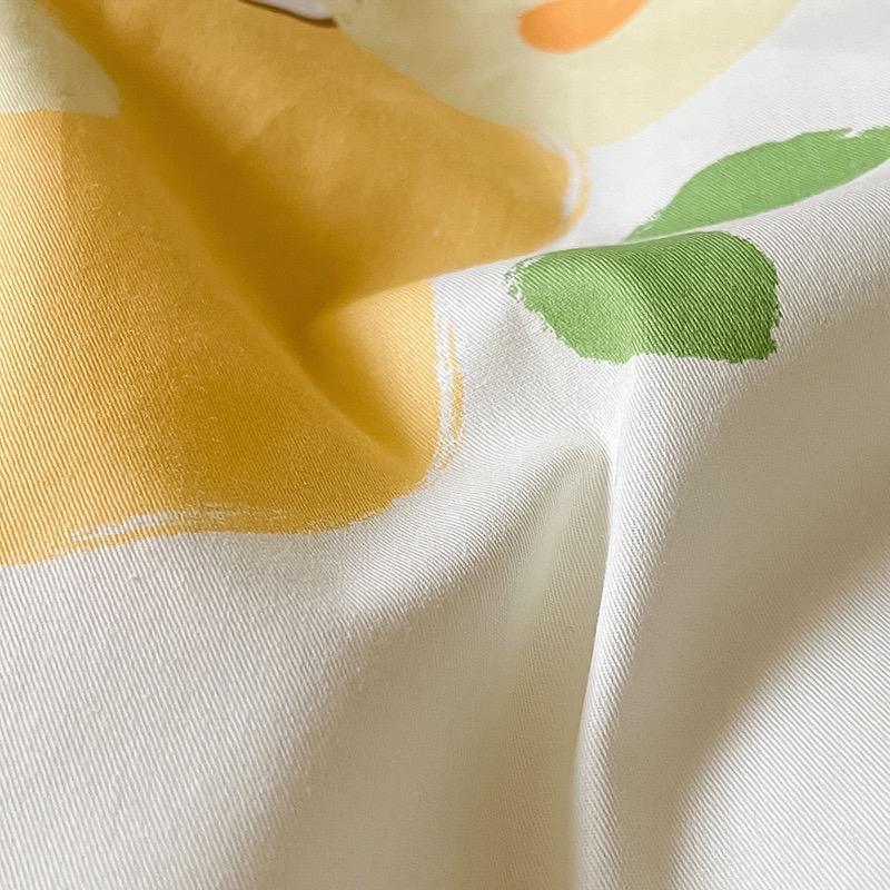 吾二家居 純棉 花桔兔  單人 可愛 床包組 雙人床包 加大雙人  ins風 ikea風  台灣出貨-細節圖9