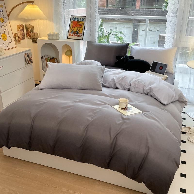 吾二家居 聚酯纖維 雲灰色 單人 可愛 床包組 雙人床包 加大雙人  ins風 ikea風  台灣出貨-細節圖7