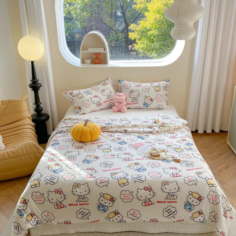 吾二家居 台灣出貨 天竺棉 夏被 薄被 針織棉  柔軟 可愛涼被 夏被 卡通 舒服親膚 夏日款-細節圖2