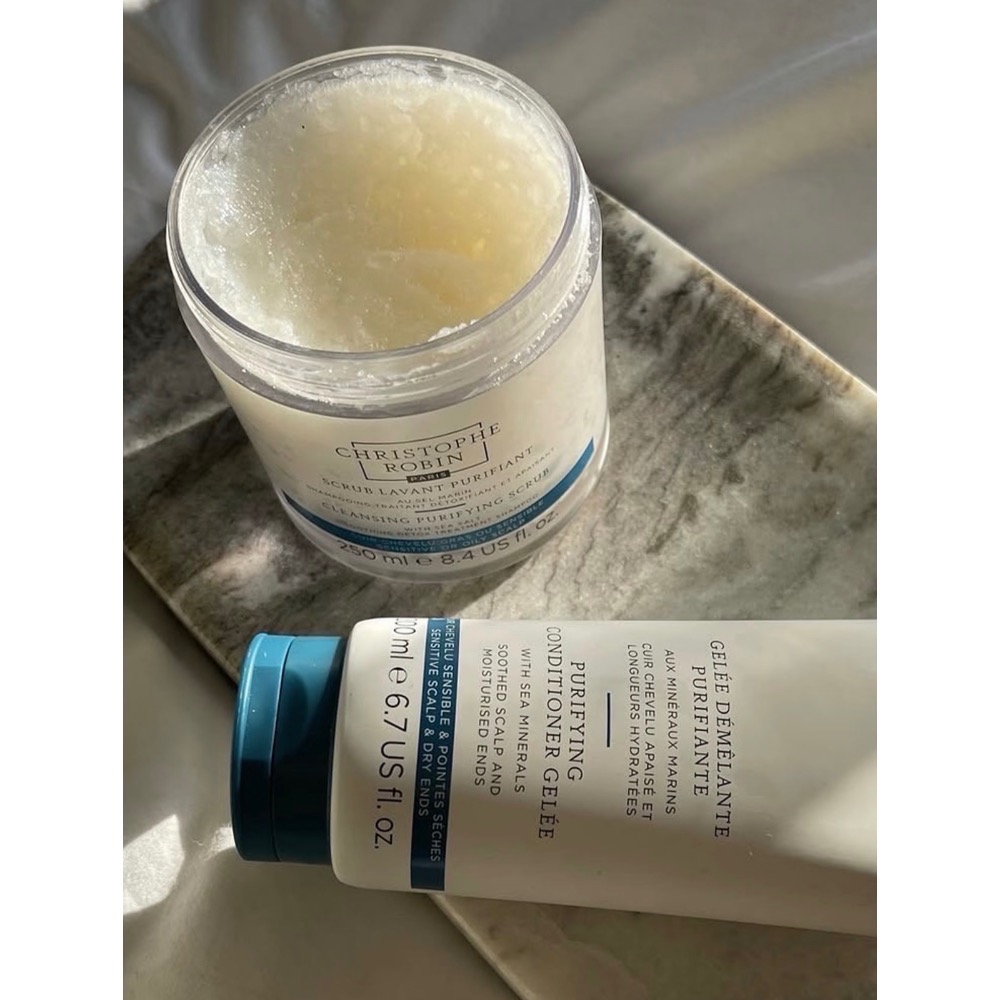 【現貨】法國🇫🇷Christophe Robin 海鹽舒緩頭皮潔淨霜 250ml-細節圖5