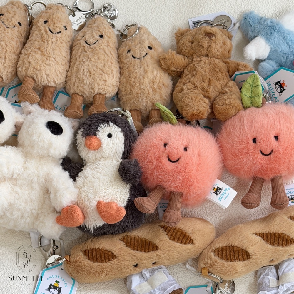 【現貨】Jellycat 果凍貓 鑰匙圈吊飾系列-細節圖2