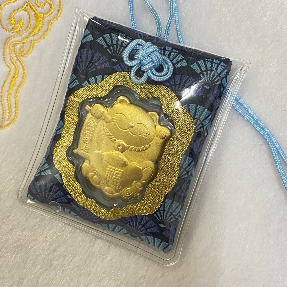 招財貓御守.999.9足金 開運 必勝 健康 情緣/紫庭珠寶藝術工作室/-細節圖6