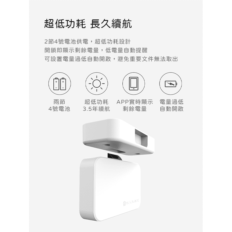 小米有品 Yeelock 易鎖寶 智能抽屜鎖 多功能櫃型鎖 手機APP遙控開鎖-細節圖8