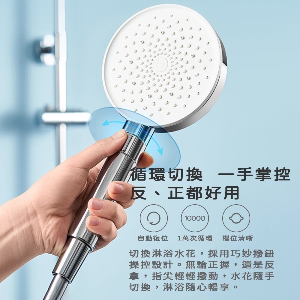 小米 米家 增壓手持蓮蓬頭 花灑 蓮蓬頭 增壓蓮蓬頭 三種雨淋享受-細節圖6