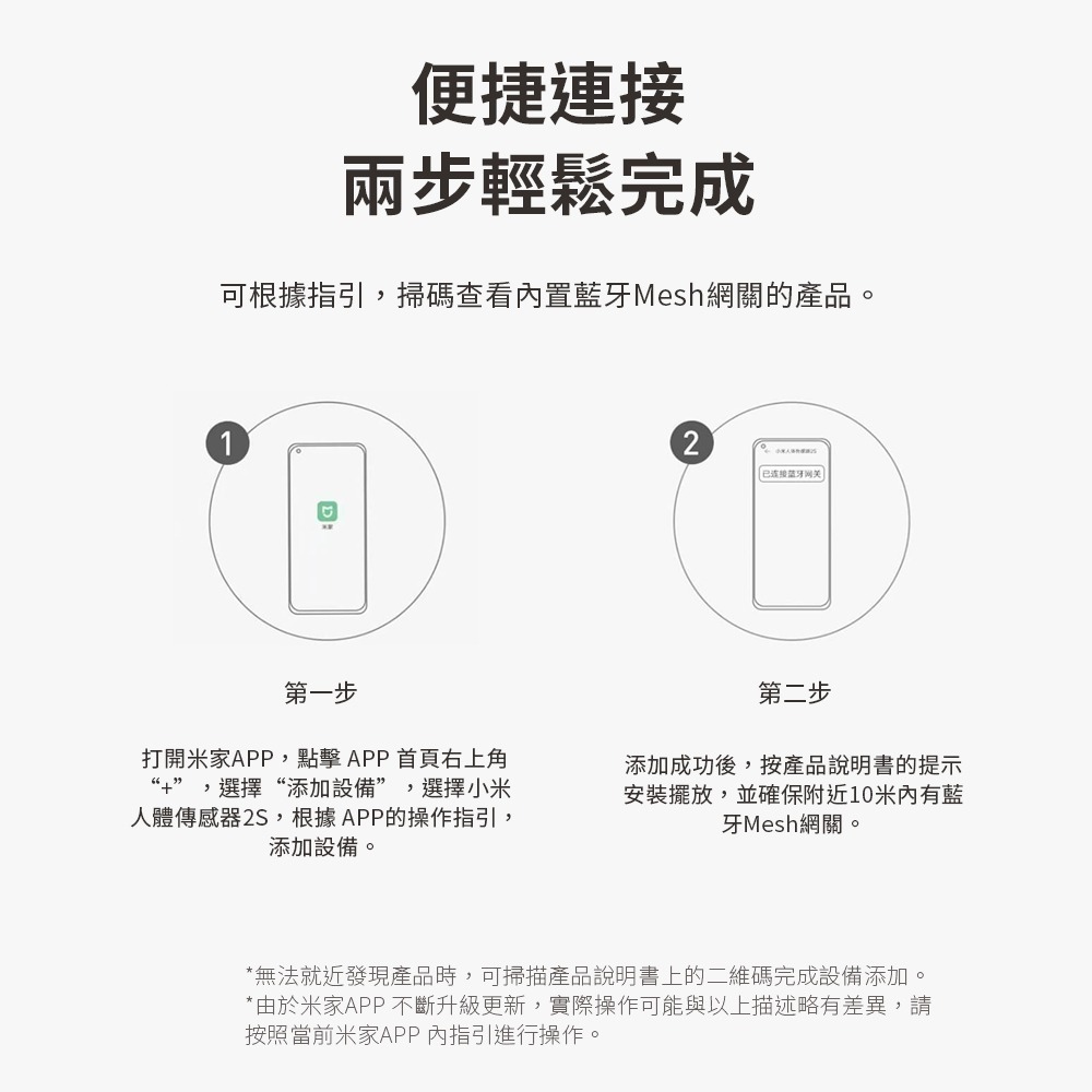 小米 米家 人體傳感器2S 傳感器-細節圖2