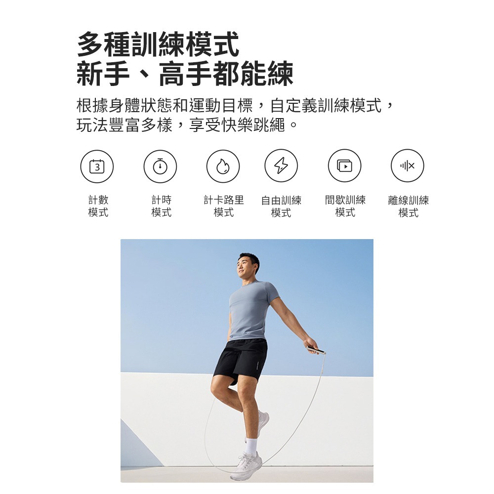 米家 智能跳繩 2 跳繩 小米跳繩 APP跳繩 運動 減肥 有繩 無繩 運動 減肥 感應式跳繩 電子跳繩 甩球 健身-細節圖7