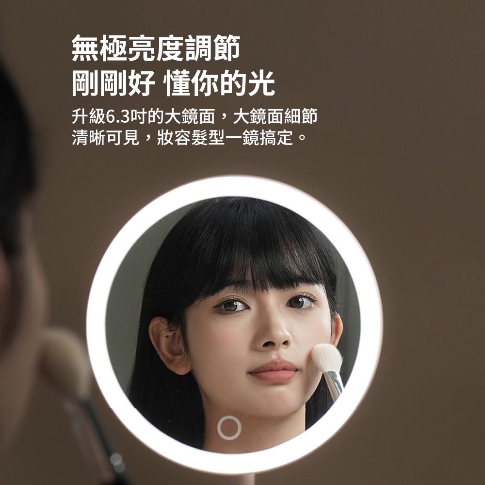 DOCO LAB 新日光小白鏡 化妝鏡 LED鏡 美妝鏡 桌鏡 美妝 美容 美妝用品 日光小白鏡 梳妝鏡-細節圖6