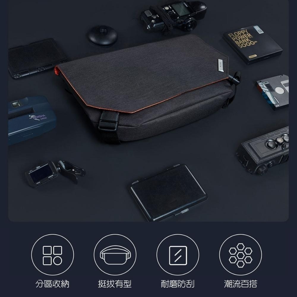 MIXING 運動休閒斜跨包 斜背包 側背包 運動包-細節圖3