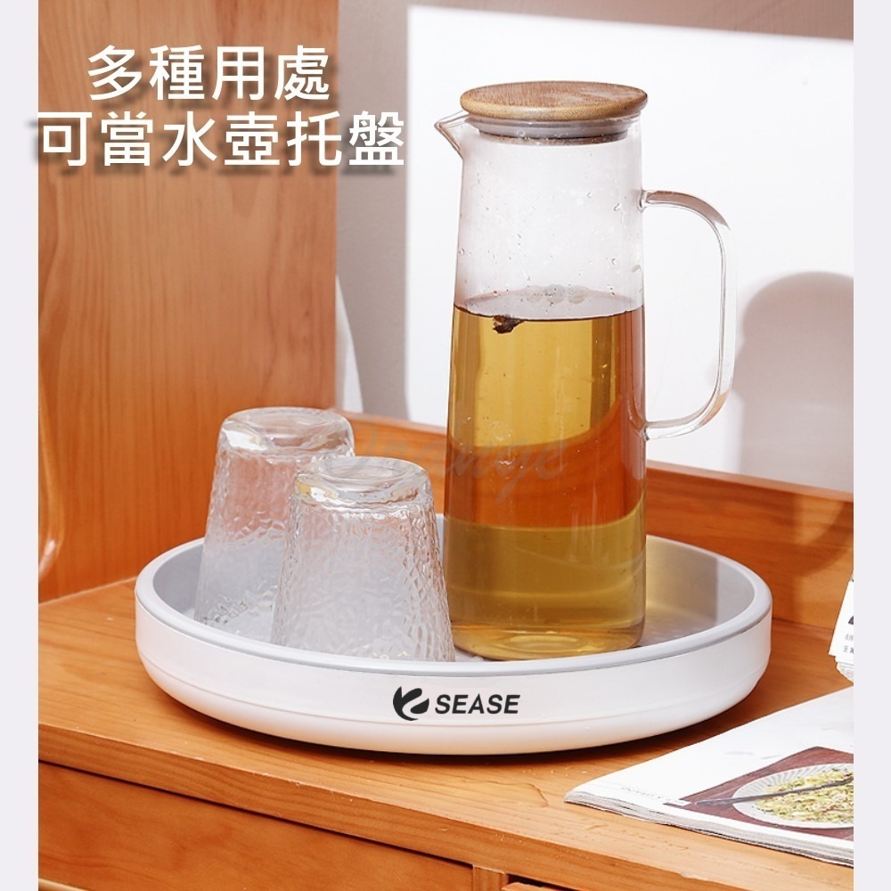 Sease 旋轉式置物盤 旋轉收納架 廚房置物架 收納架 置物盤-細節圖5