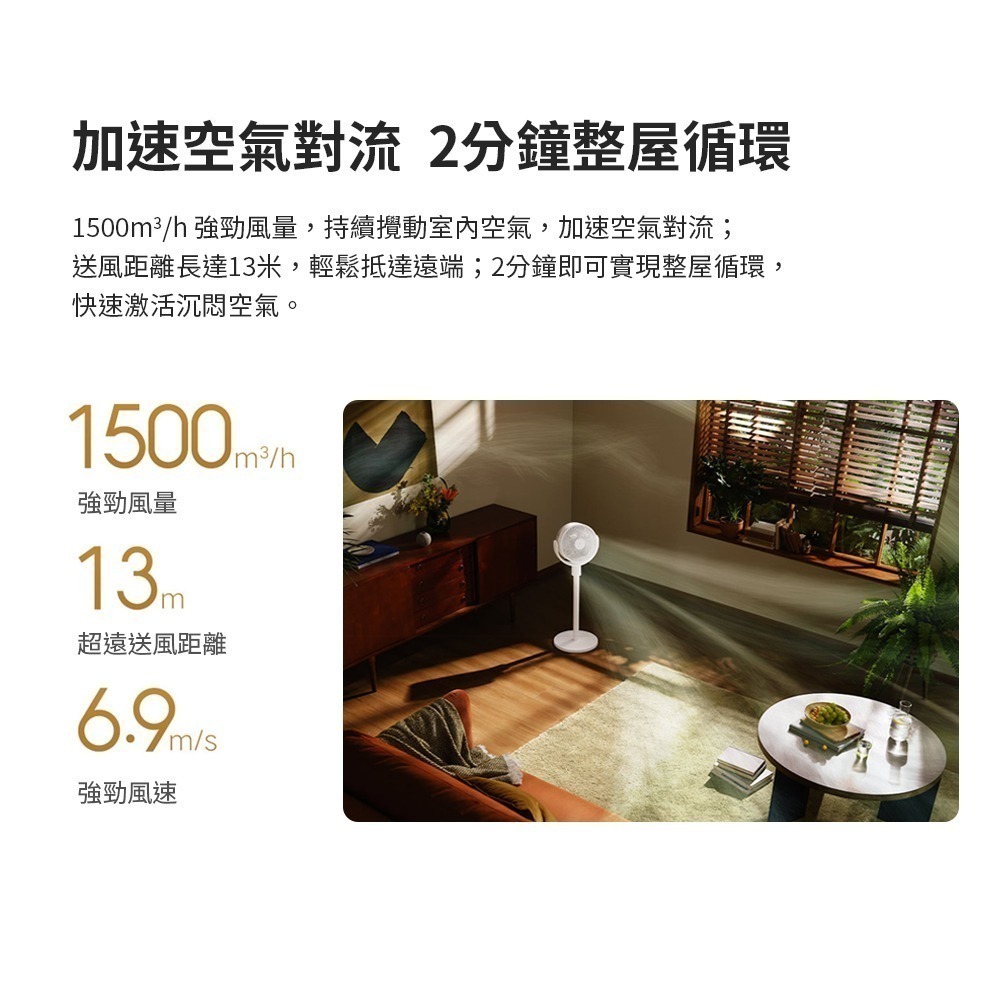 米家循環扇 小米循環扇 循環扇 風扇 立扇 電風扇-細節圖9