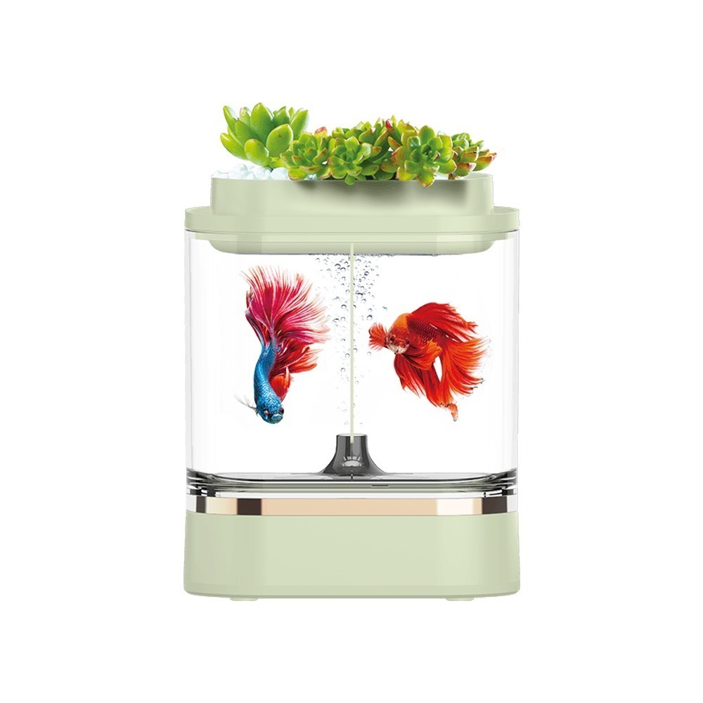 小米有品 畫法幾何 迷你懶人魚缸Pro 魚缸 水族箱 水族 懶人魚缸 桌面魚缸-規格圖9