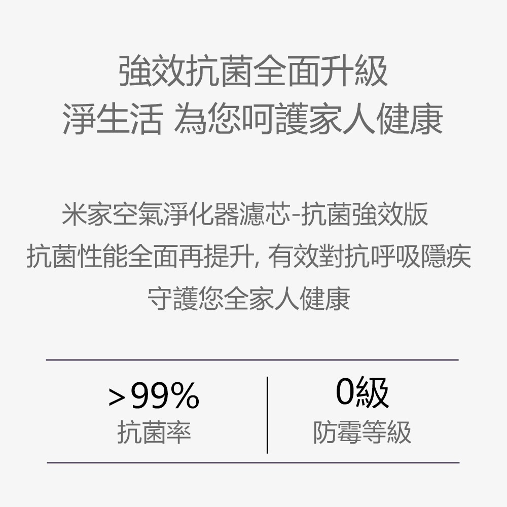 淨生活 空氣淨化器濾芯 適用 小米 1代/2代/3代/2S/Pro 除甲醛 抗菌 HEPA濾芯-細節圖2