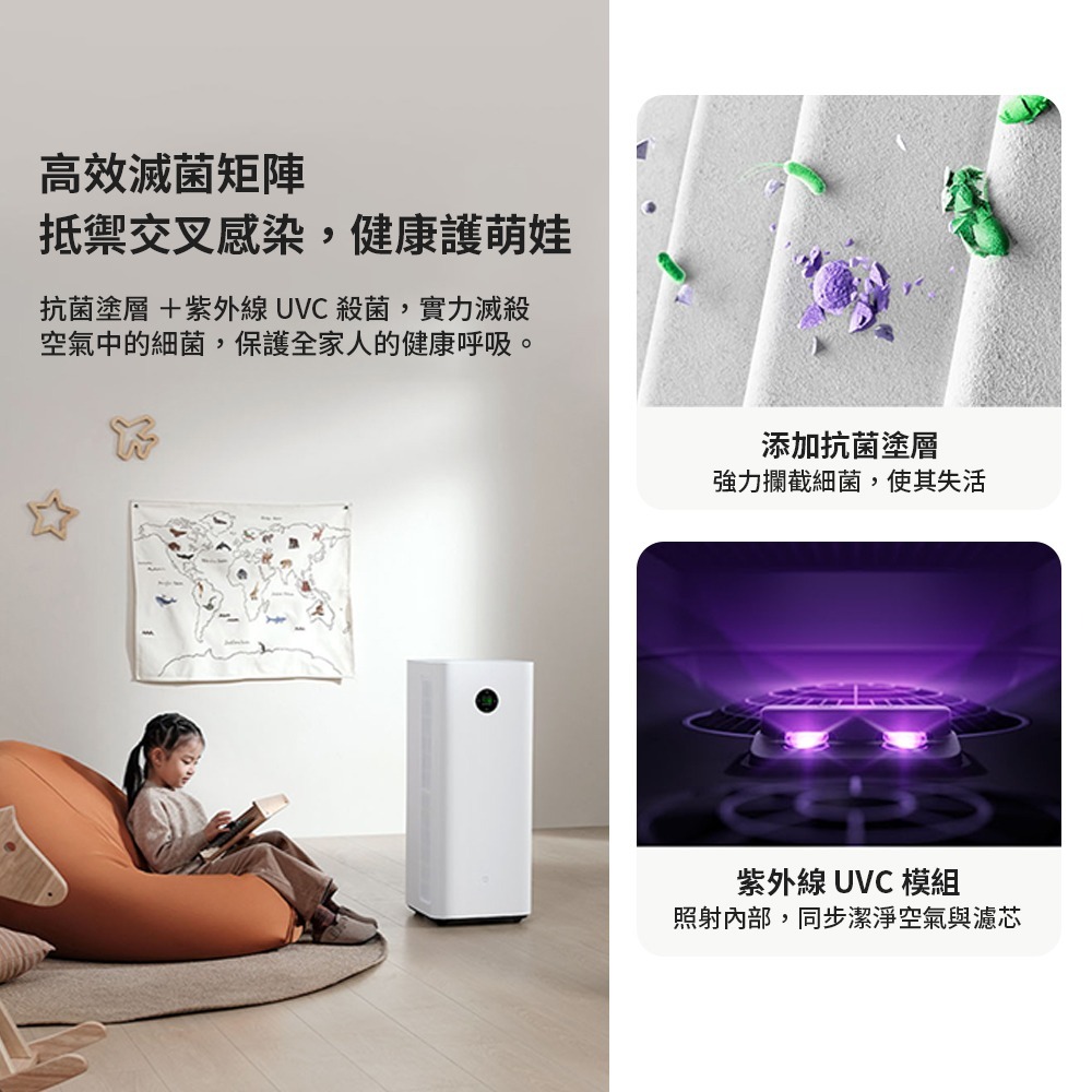 小米 米家 空氣淨化器 5PRO 空氣清淨機 小米清淨機 小米淨化器-細節圖7
