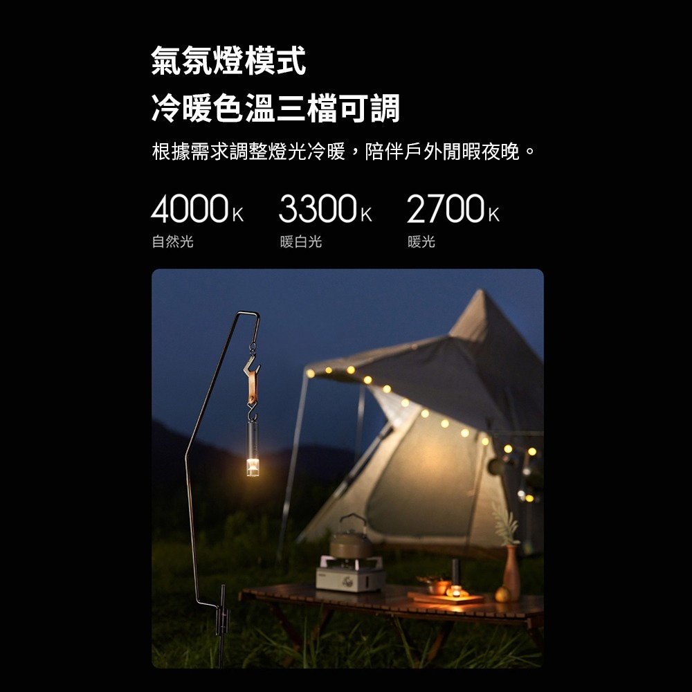 小米 米家 多功能便攜手电電筒 手電筒 照明燈 警示燈 防水防塵-細節圖5