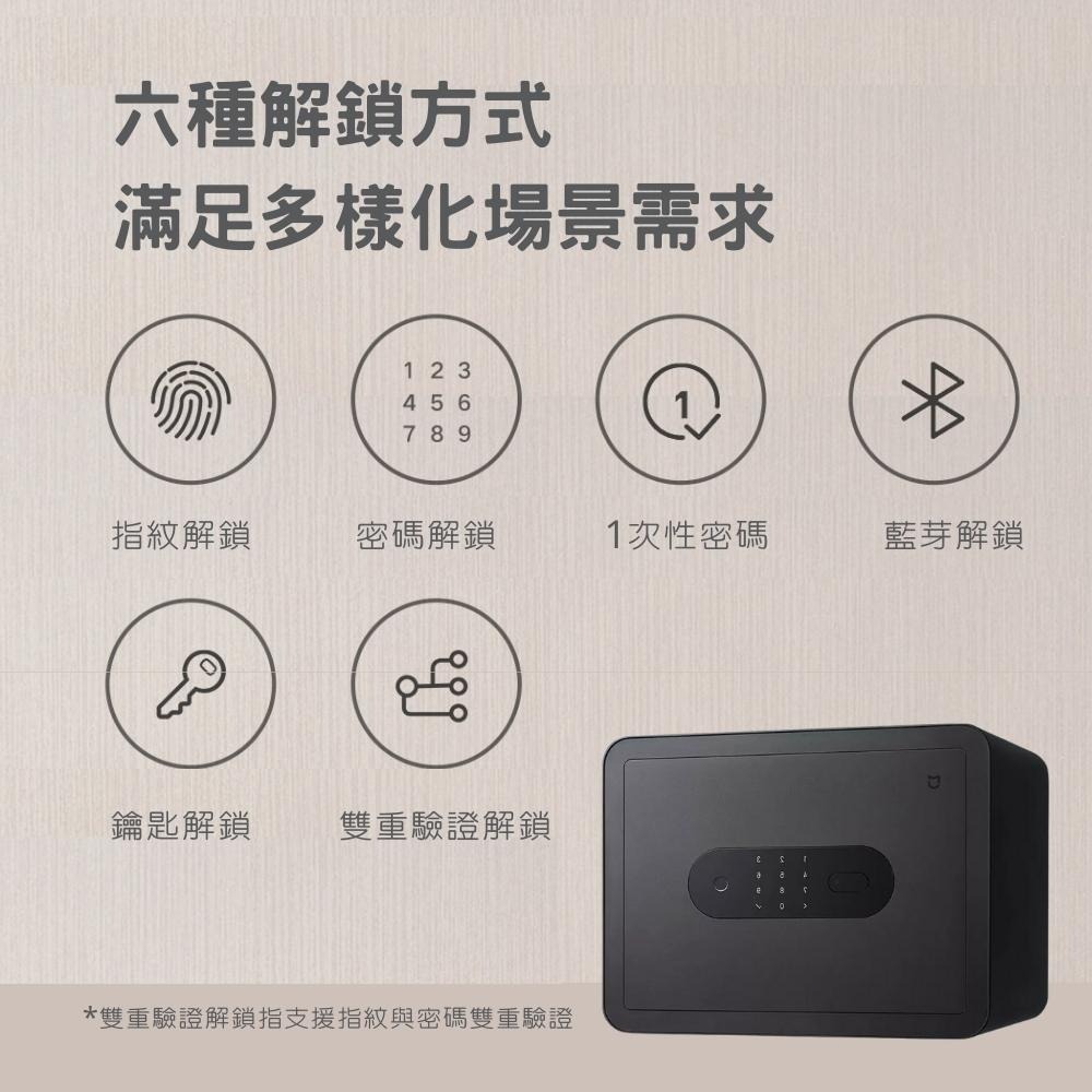 小米 米家 智能保管箱 保險箱 家用保險箱 小米保管箱 小米保險箱-細節圖9