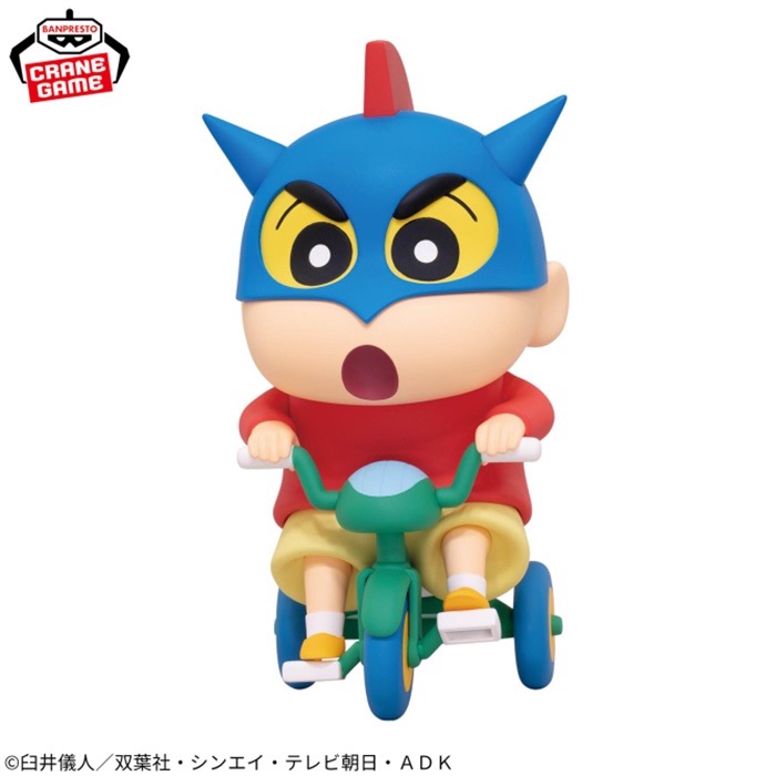 🛒 蠟筆小新 超人三輪車造型公仔-細節圖2
