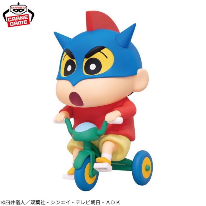 🛒 蠟筆小新 超人三輪車造型公仔-細節圖3