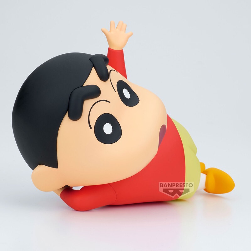 🛒 蠟筆小新 慵懶躺姿公仔-細節圖3