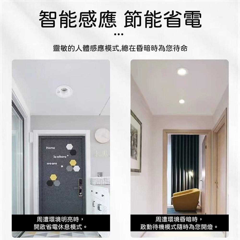 9W感應式崁燈7.5CM崁入孔(適用崁孔7.2~8.5CM)-細節圖4