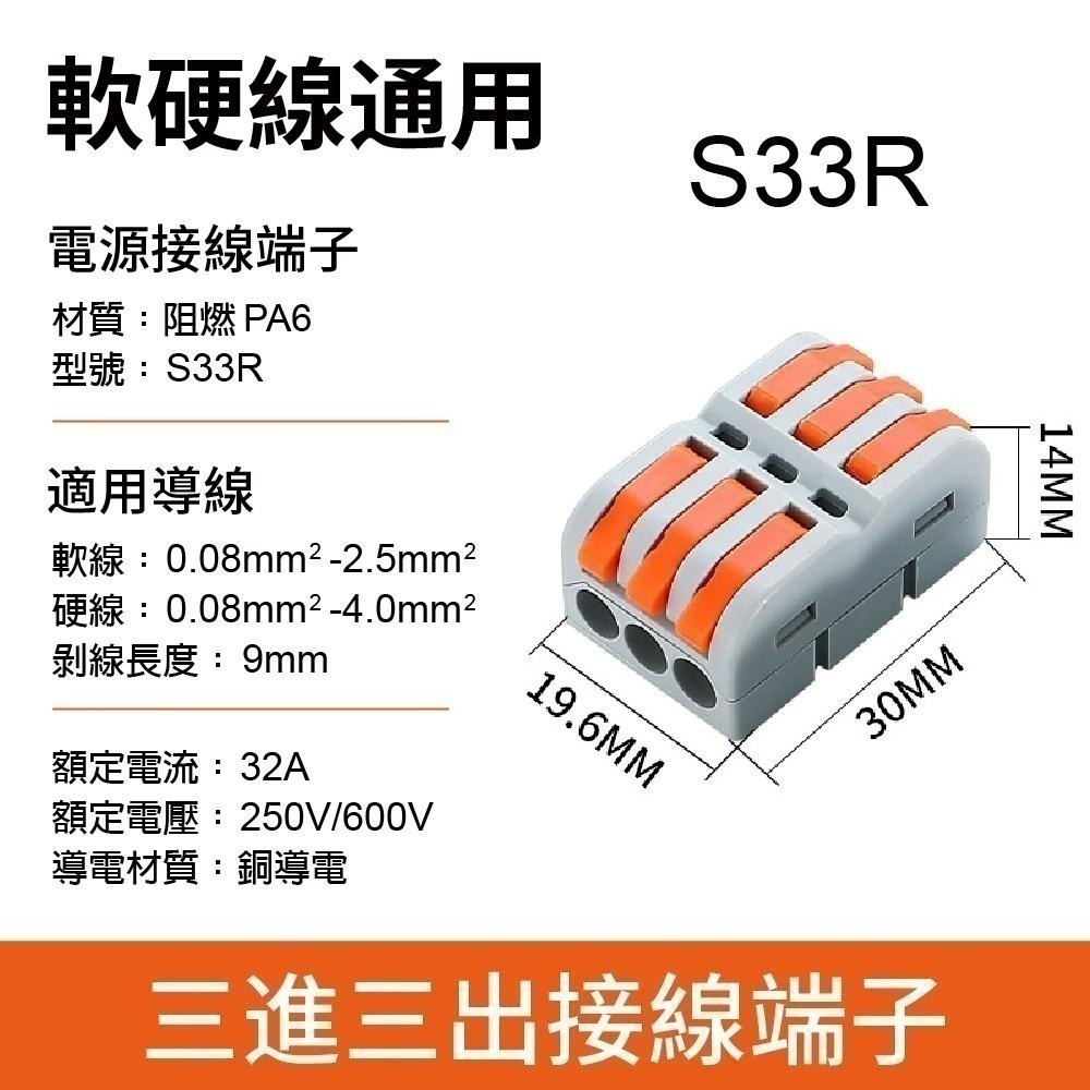 【青禾坊】拼接式多進多出電線連接器系列 (電線連接器/快速接頭/接線端子/快接頭/電火布)-細節圖7