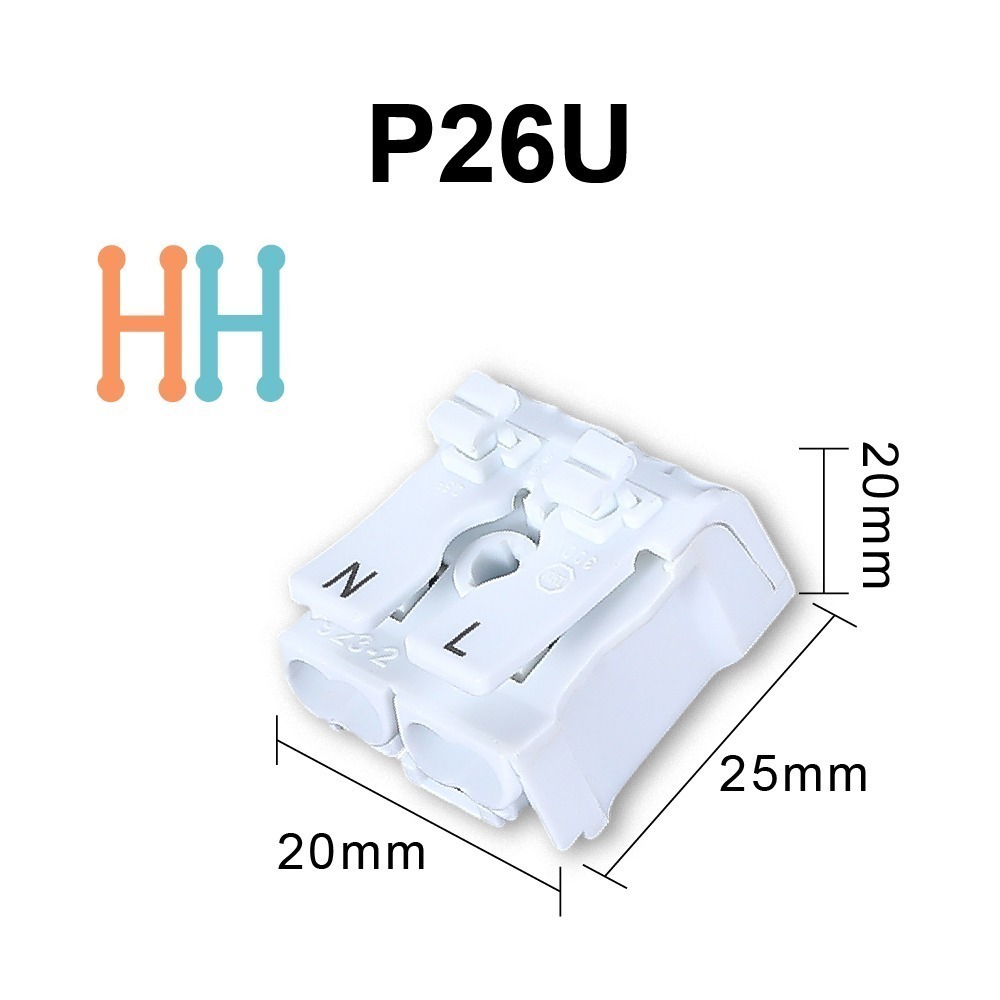 【青禾坊】插拔式2P/插拔式3P 電線連接器 (電線連接器/快速接頭/接線端子/快接頭/電火布)-規格圖9