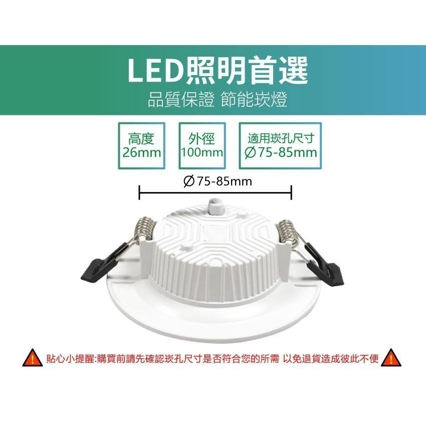 【青禾坊】歐奇 OC 7W LED免驅動器崁燈 杯燈 投射燈 (TK-AE001)-細節圖5