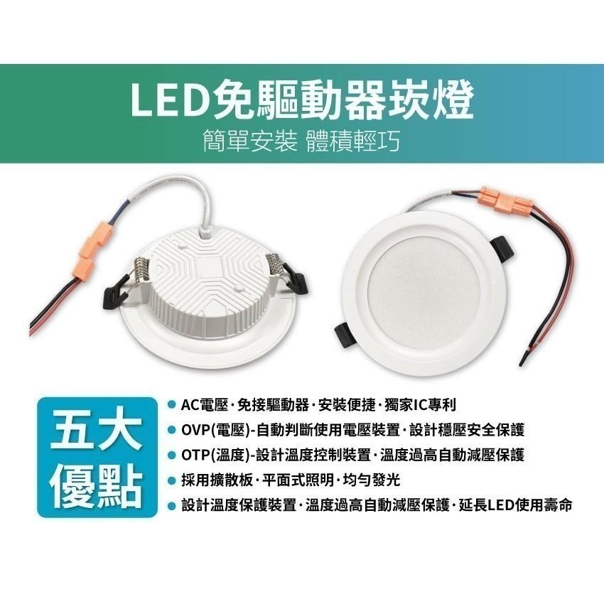 【青禾坊】歐奇 OC 14W LED免驅動器崁燈 杯燈 投射燈 (TK-AE003)-細節圖4