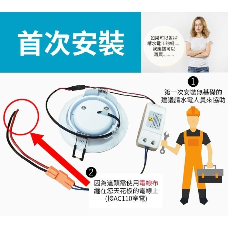 【青禾坊】好安裝系列 歐奇OC 5W/10W 可調角度聚光型超薄款 含變壓器(TK-AU105R/TK-AU110R)-細節圖8