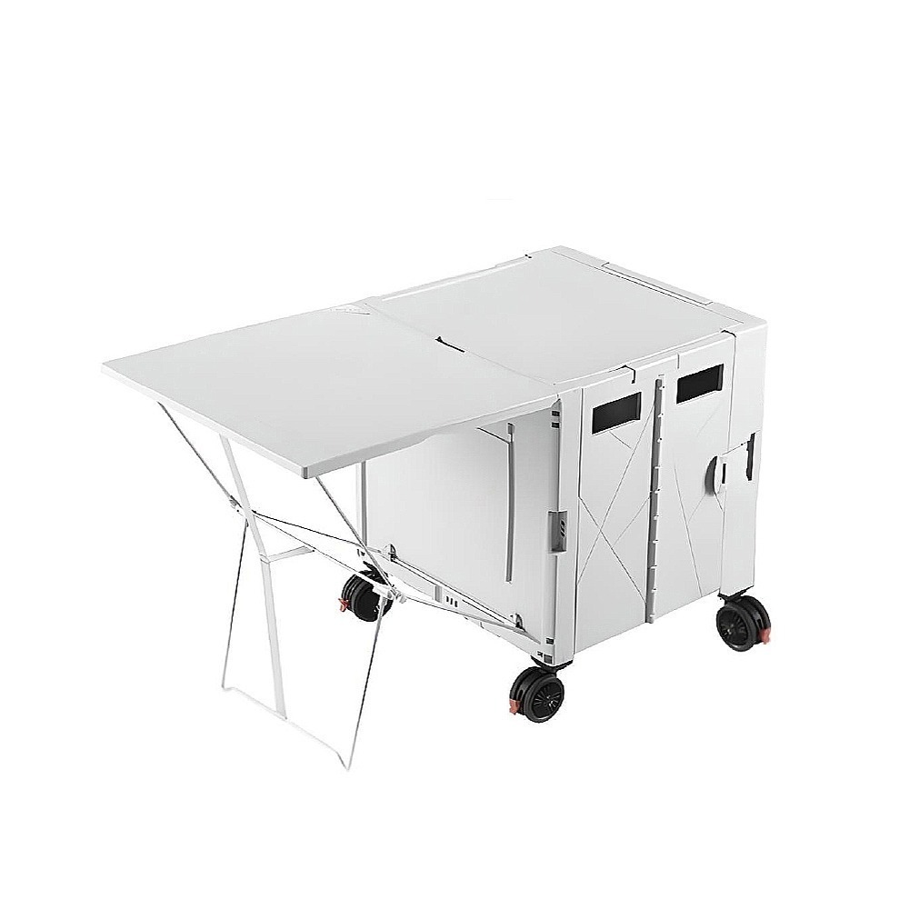 【青禾坊】 *特仕餐桌版2.0拉拉車(前掀式餐桌版)-四輪款-北極熊-規格圖1