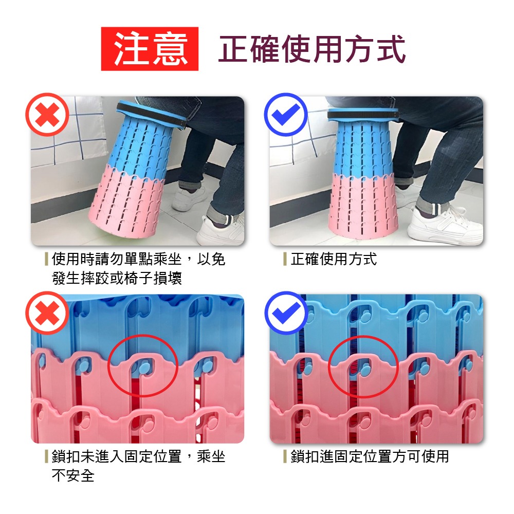 【青禾坊】 *折疊拉拉椅2.0-粉桃紅(QAC-03)-細節圖6