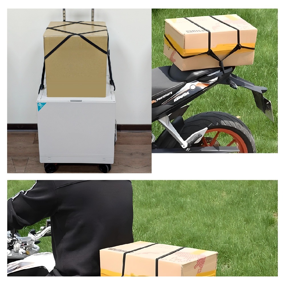 【青禾坊】多用途彈力綁帶-2入 (收納帶/摩託車綁帶/汽車後備箱綁帶/置物綁帶/網繩/彈力繩鈎帶/貨架繩/捆綁繩)-細節圖6