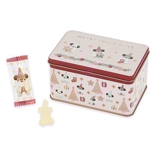 全新現貨 2025 東京迪士尼 聖誕商品 東迪聖誕 米奇精靈系列 刺繡鑰匙圈 髮夾 手提包 餅乾 軟糖 小方巾 手帕-細節圖8