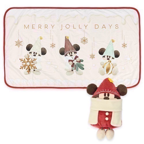 全新現貨 2025 東京迪士尼 聖誕商品 東迪聖誕 米奇精靈系列 刺繡鑰匙圈 髮夾 手提包 餅乾 軟糖 小方巾 手帕-規格圖9