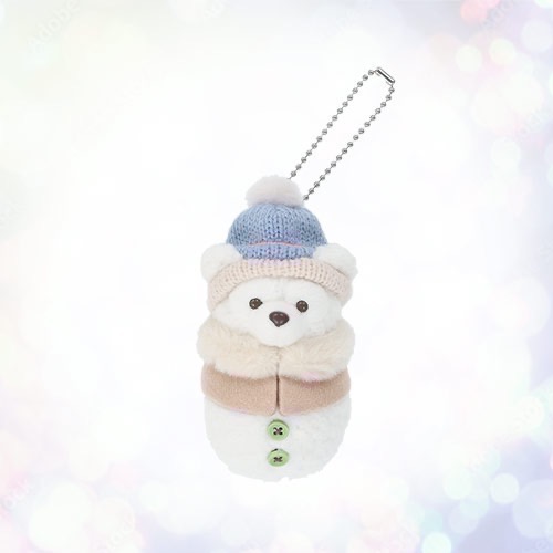 現貨 2025 東京迪士尼 聖誕商品 東迪聖誕 達菲系列 冬裝達菲 雪人達菲 單肩包 肩膀娃娃 髮夾-規格圖9