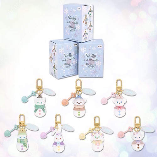 現貨 2025 東京迪士尼 聖誕商品 東迪聖誕 達菲系列 冬裝達菲 雪人達菲 單肩包 肩膀娃娃 髮夾-規格圖9