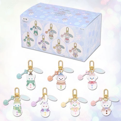 現貨 2025 東京迪士尼 聖誕商品 東迪聖誕 達菲系列 冬裝達菲 雪人達菲 單肩包 肩膀娃娃 髮夾-規格圖9