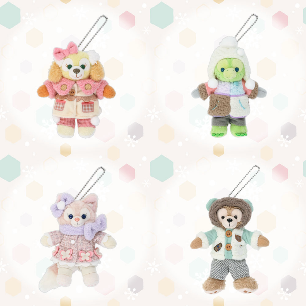 現貨 2025 東京迪士尼 聖誕商品 東迪聖誕 達菲系列 冬裝達菲 雪人達菲 單肩包 肩膀娃娃 髮夾-規格圖9