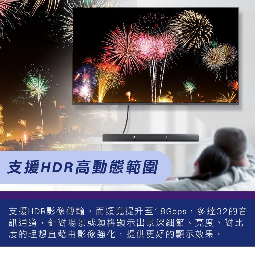 UN HDMI 2.0高畫質影音線3M-細節圖4