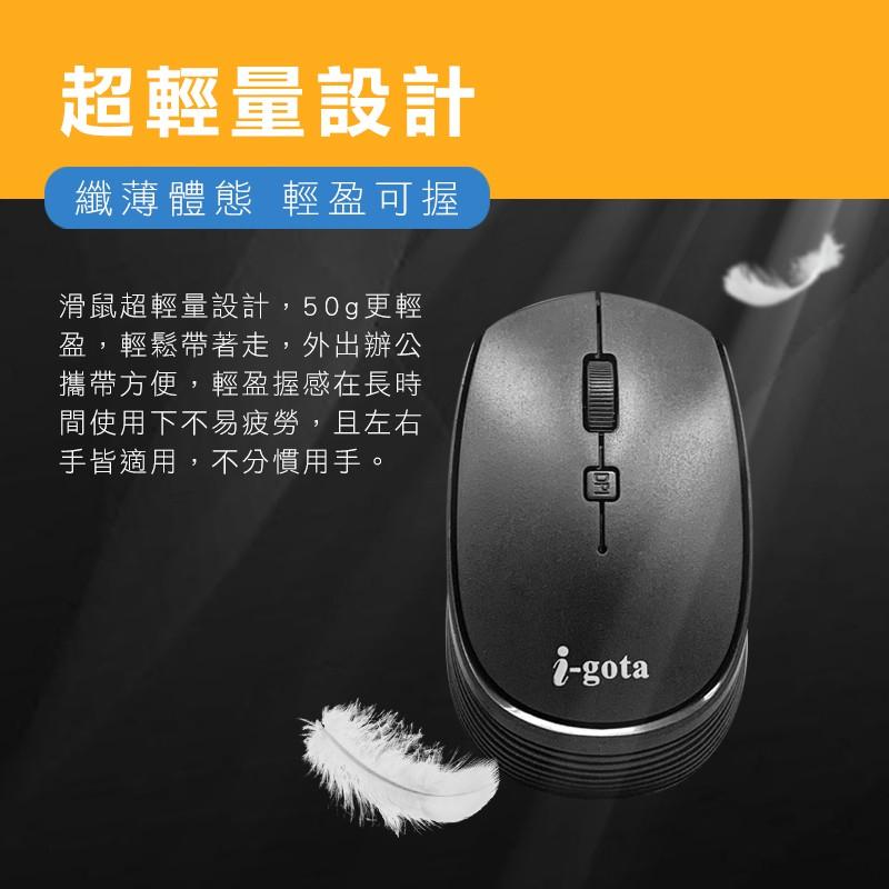 i-gota 輕巧便攜無線光學鼠WM880-細節圖2